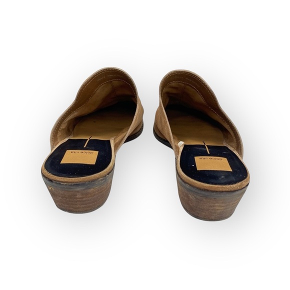 Dolce Vita  Festival Slip On Heeled Mules  Truffle Light Brown Suede  10M  - Picture 5 of 16
